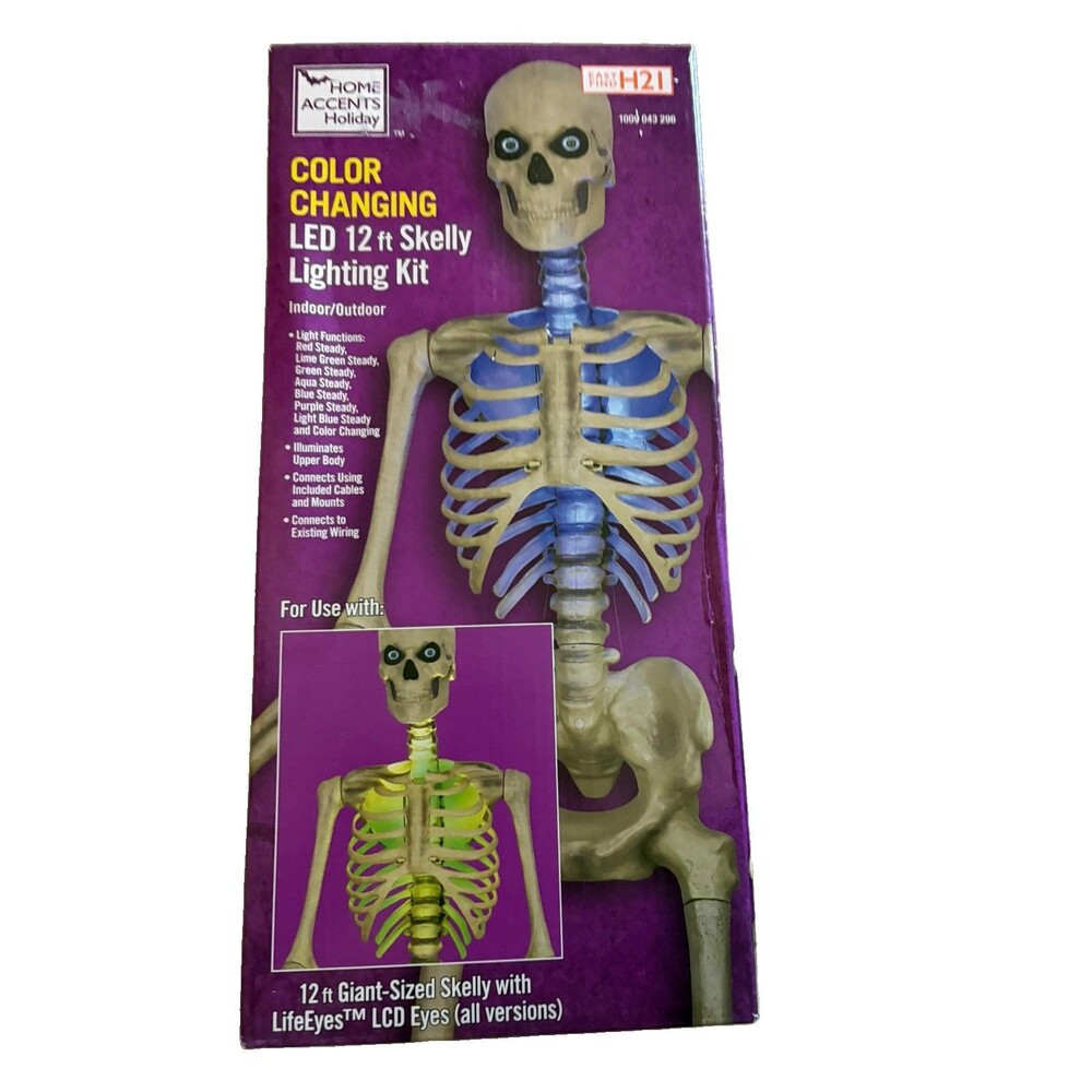 LIGHT KIT- 12 Ft Skeleton LED Home Accents Holiday Lighting Kit Home Depot 2023